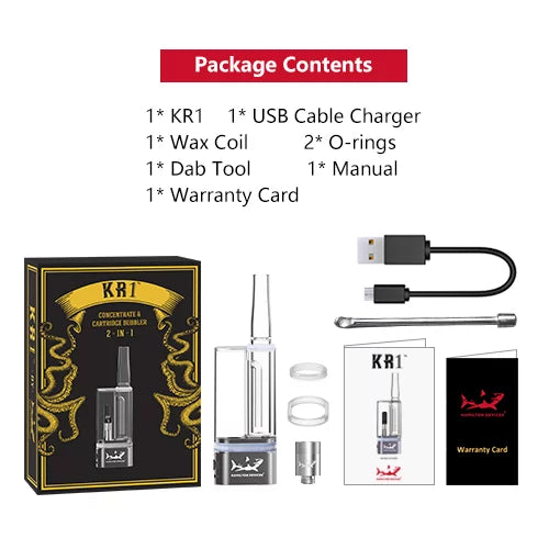Hamilton - KR1 Concentrate & Cartridge Bubbler | Single Unit