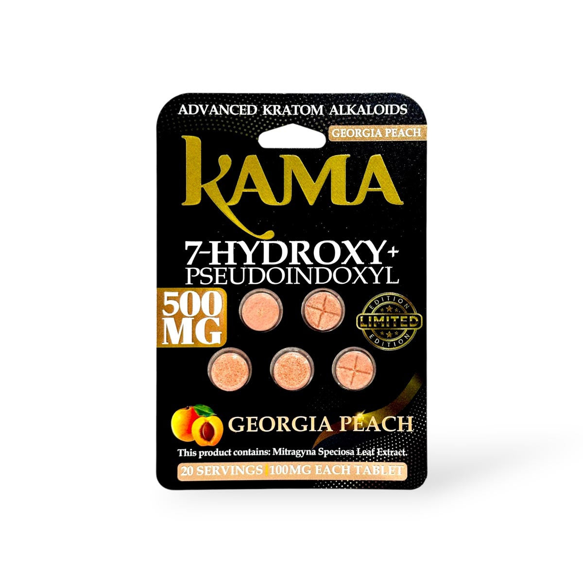 Kama 7-Hydroxy+Pseudoindoxyl  | 500MG | 20 Servings | 100MG Each Tablet Main image