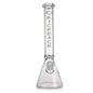 Kickback Glass 16-inch beaker bong and accessories