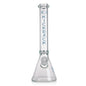 Kickback Glass 16'' Beaker Bong with Downstem & Bowl Piece