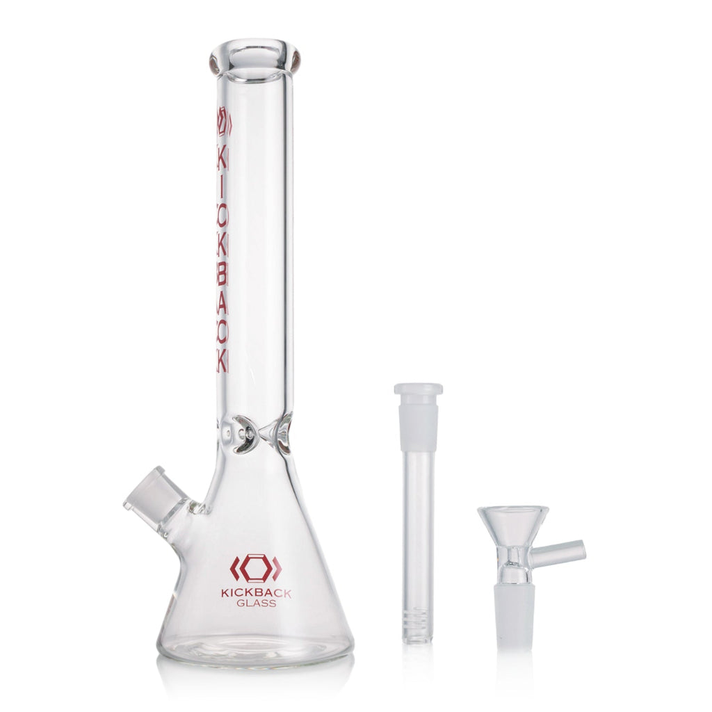 Kickback Glass 16'' Clear Beaker Bong
