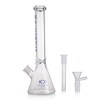 Kickback Glass 16'' beaker bong blue