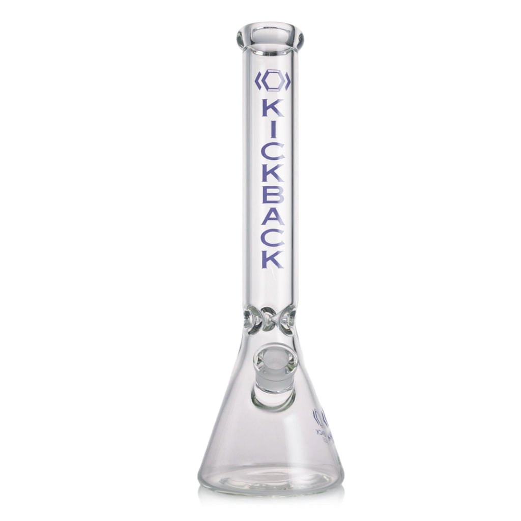 Kickback Glass 16'' beaker bong front