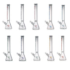 Kickback Glass 18 Inch Beaker Bong with Bowl and Downstem – Side View

