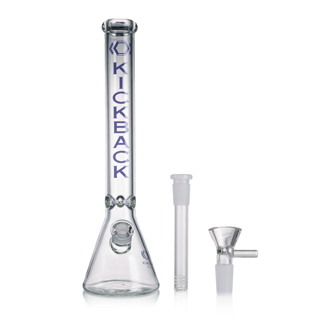 Kickback Glass Bong – Classic 18” Beaker Design for Smooth Hits