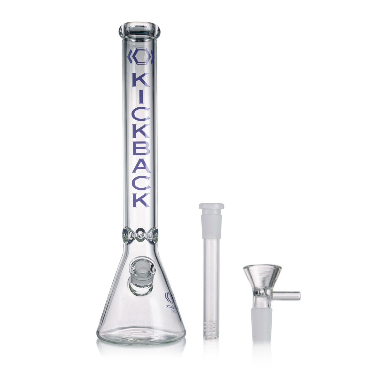 Kickback Glass Bong – Classic 18” Beaker Design for Smooth Hits