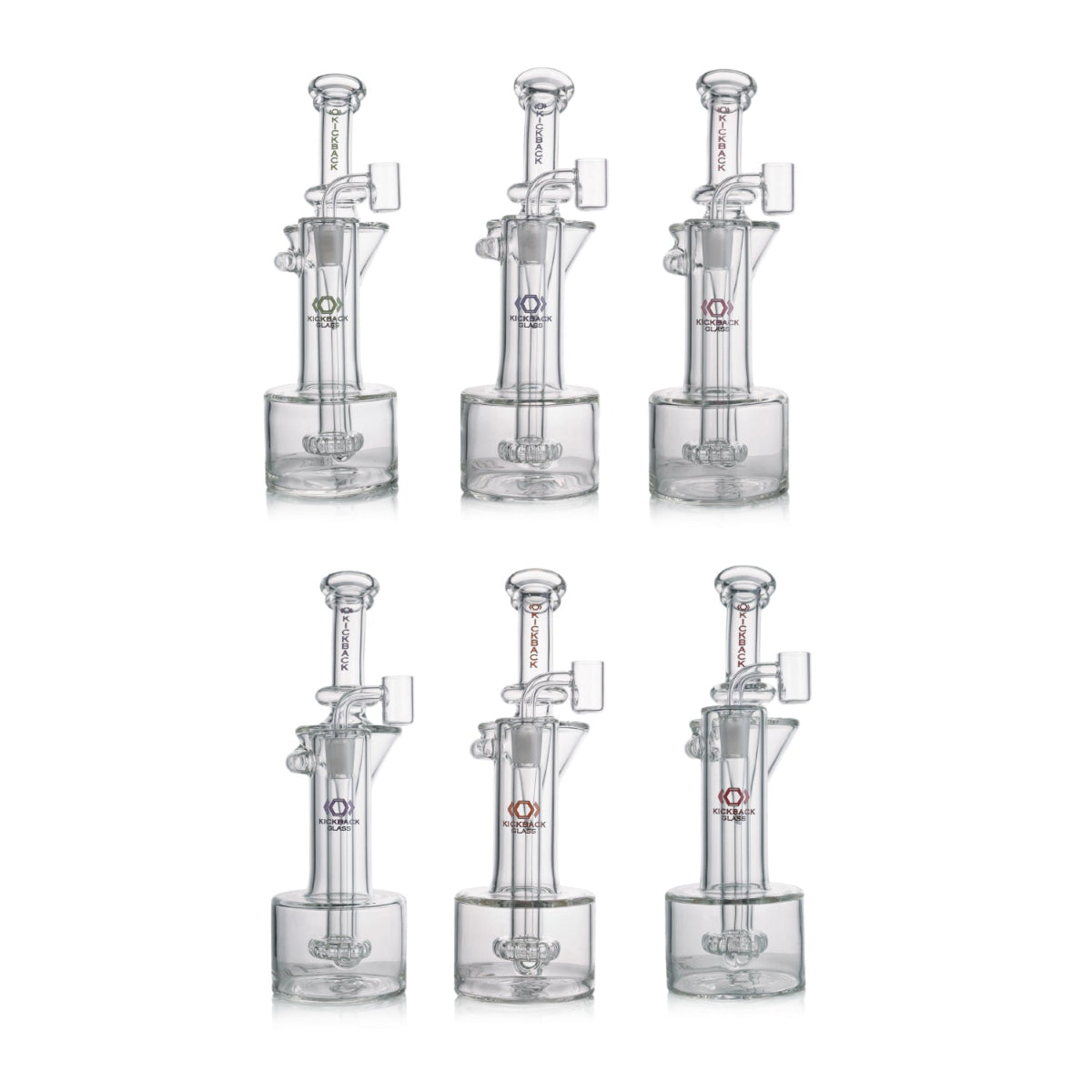 Kickback Glass Drain Recycler Rig - Wholesale