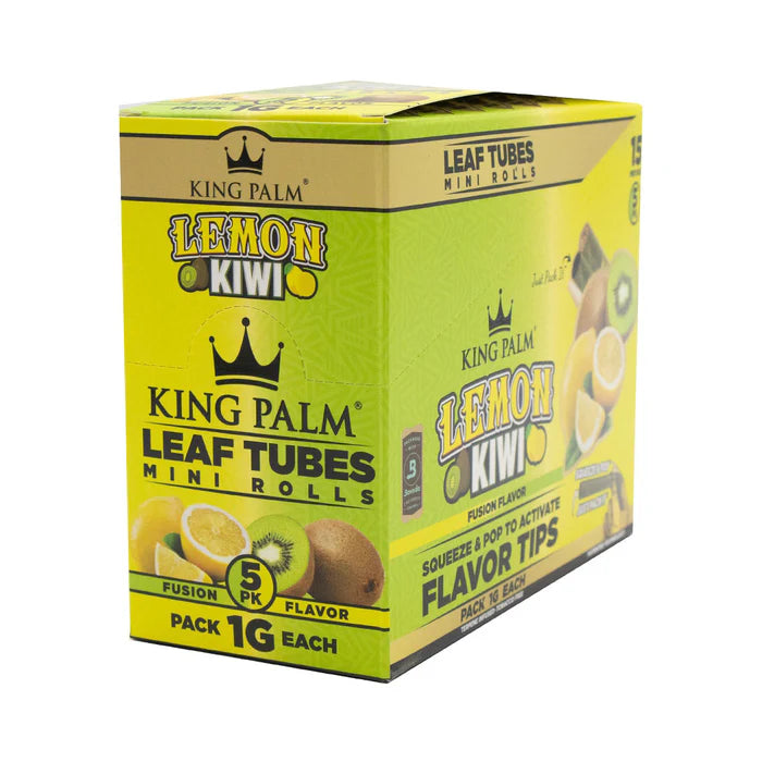 King Palm-Leaf Tubes-Mini Rolls-1G size-Lemon Kiwi