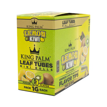 King Palm-Leaf Tubes-Mini Rolls-1G size-Lemon Kiwi