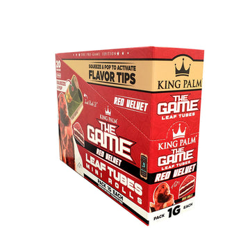 King Palm-The Game-Leaf Tubes-1G Minis-Red Velvet