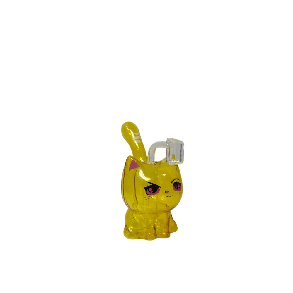 Silo -Kitty Cat Water Pipe with Banger |SILO136 | Wholesale Only Secondary image
