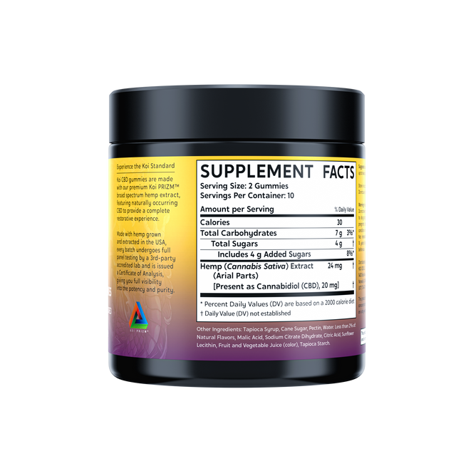 Koi Broad Spectrum CBD Gummies | 20 COUNT