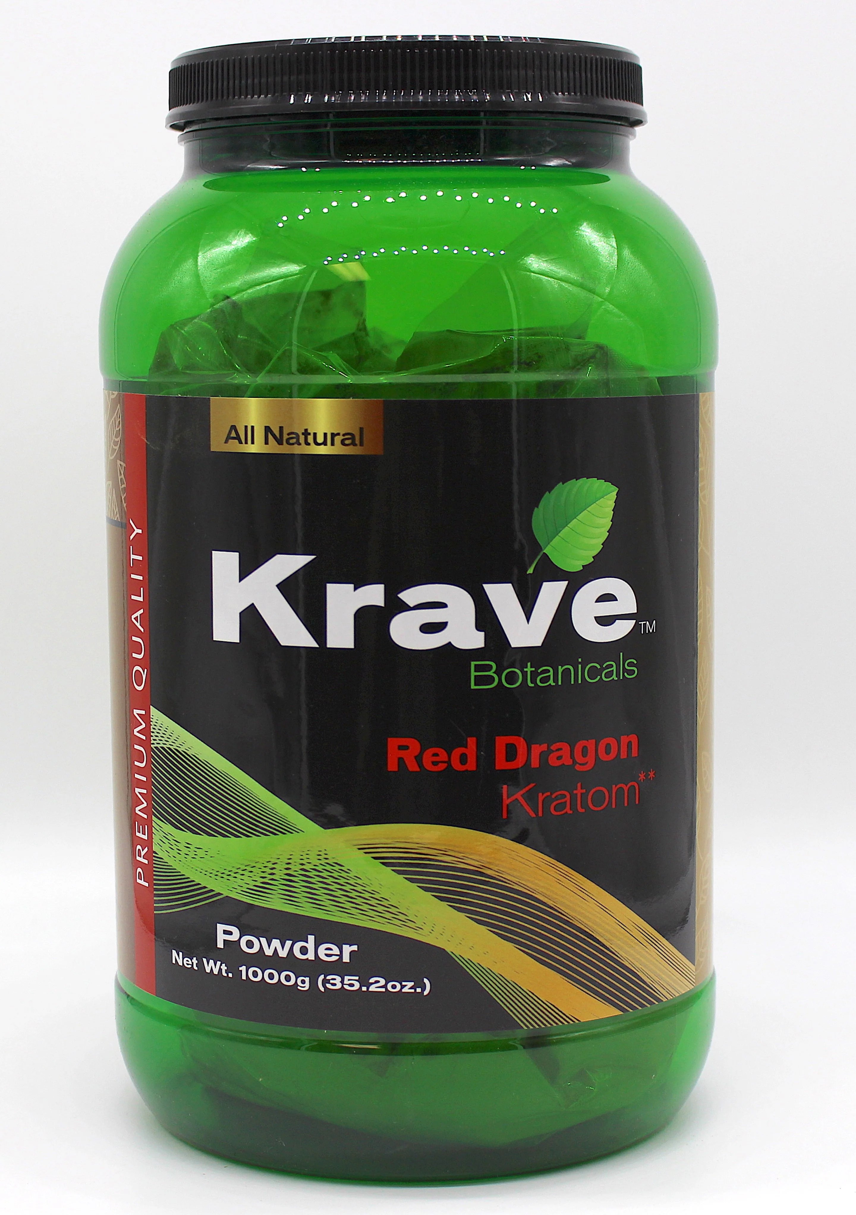 Krave Botanicals - Kratom 1000 Gram Powder | Single Unit