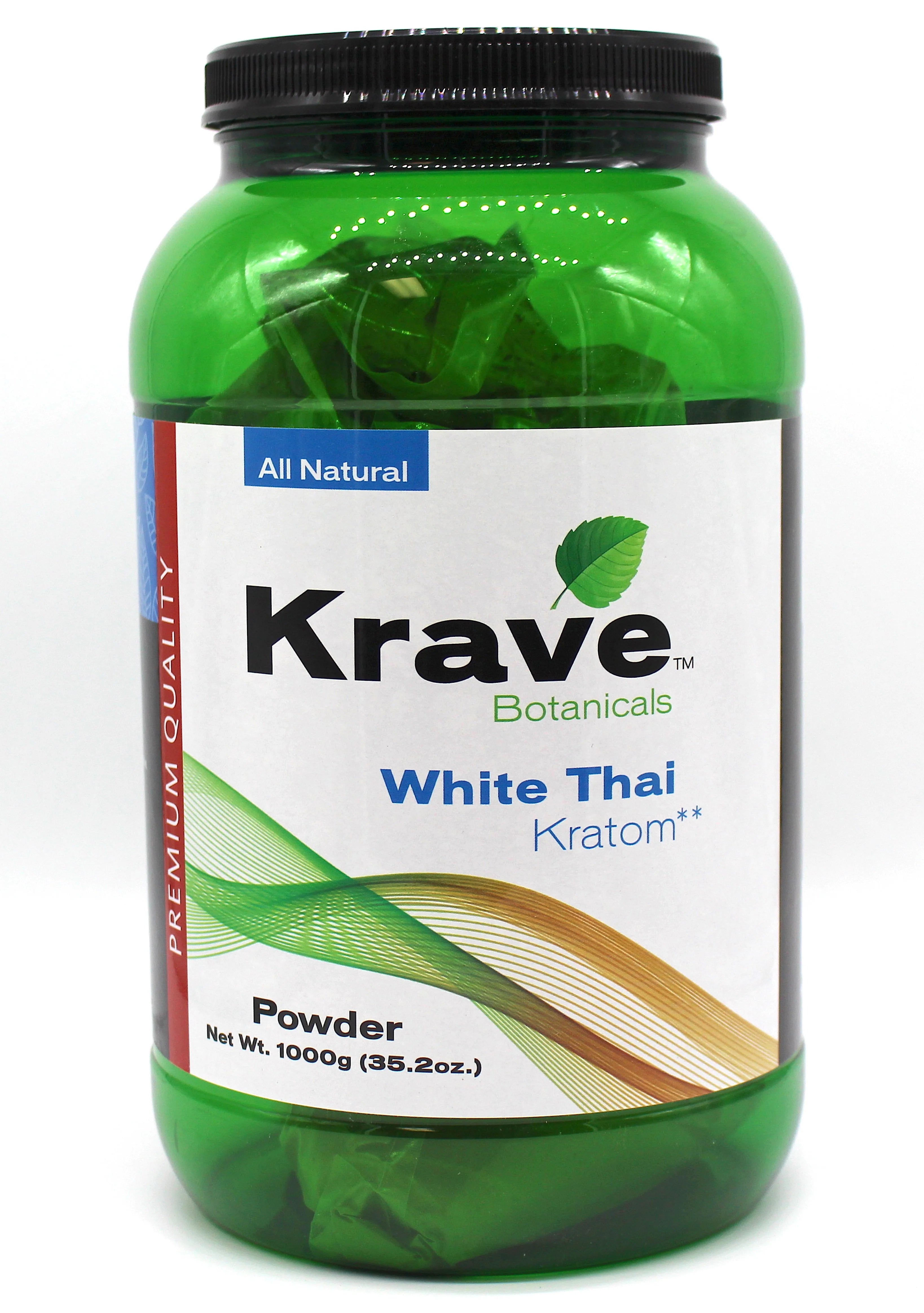 Krave Botanicals - Kratom 1000 Gram Powder | Single Unit