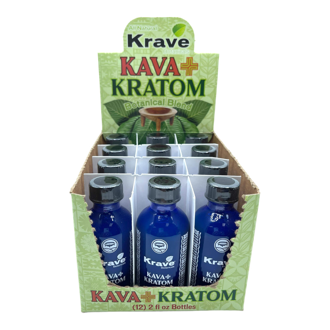 Wholesale Krave Kratom Kava Blend Extract Shot 59mL