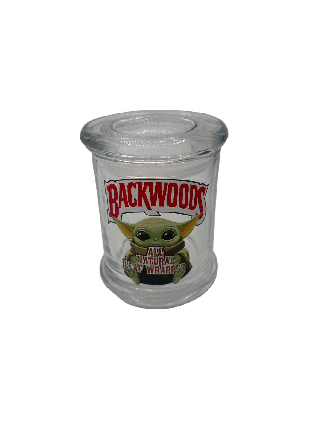 Large custom printed glass jars - 2-pack wholesale case