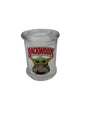 Large custom printed glass jars - 2-pack wholesale case