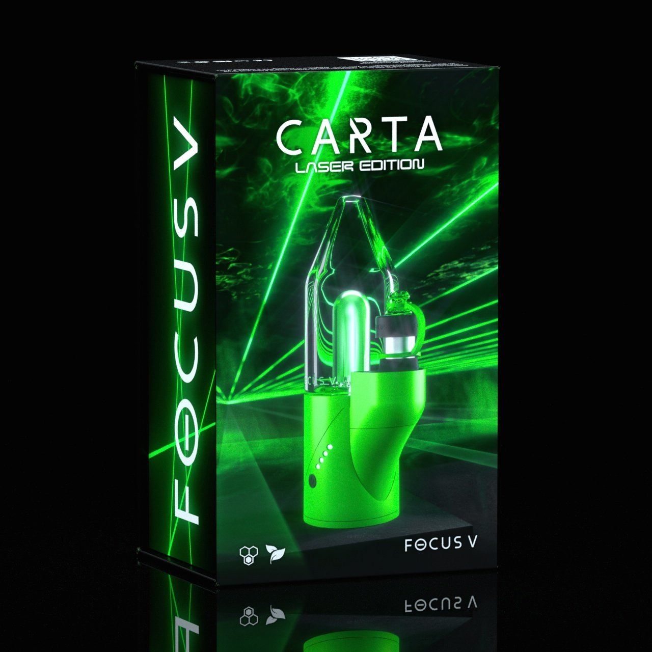 Limited edition laser-etched CARTA by Focus V -  Green 