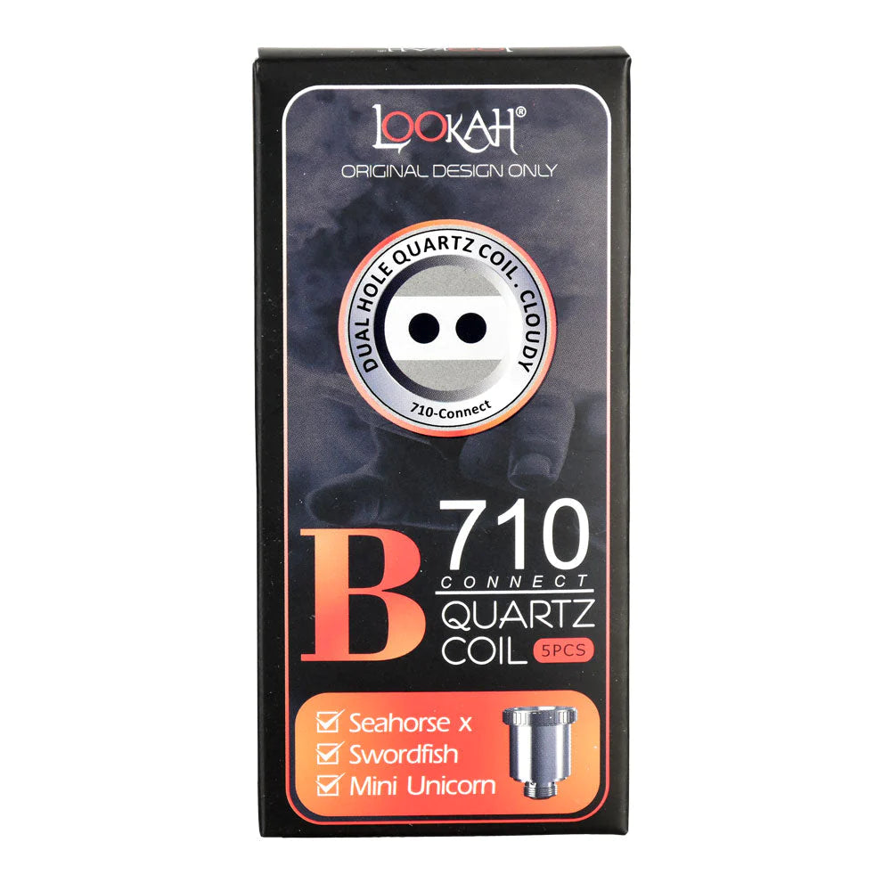 Lookah 710 Quartz Coil Type B – Dual Hole Design Main image
