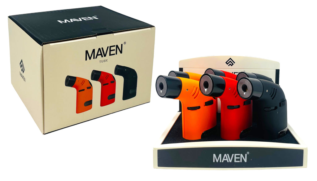 MAVEN - TUSK Lighters | 6 Units / Display | Display