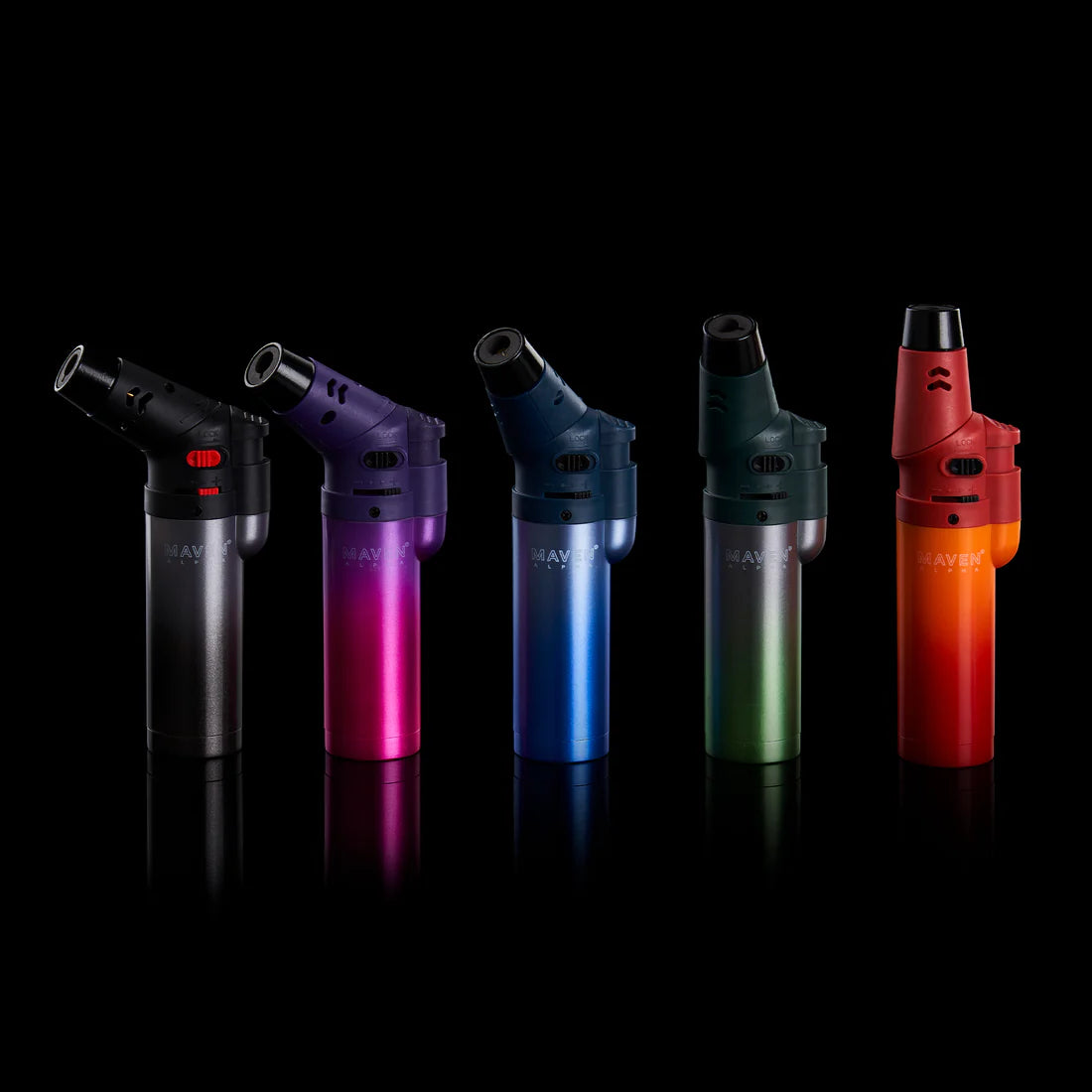 MAVEN ALPHA Torch Lighters Gradient and Transparent Collection