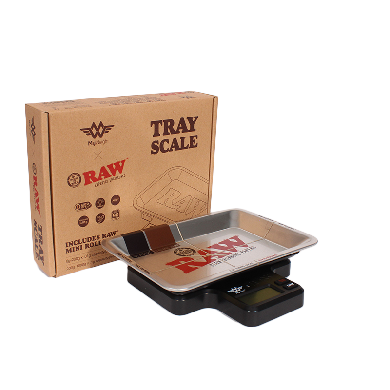 RAW x MY WEIGH Tray Scale | Includes Raw Mini Rolling Tray