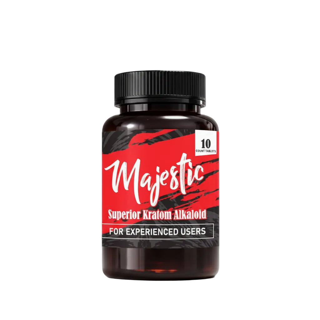 Majestic Superior Kratom Alkaloid | 10COUNT | "Single Unit" | Bottle Main image
