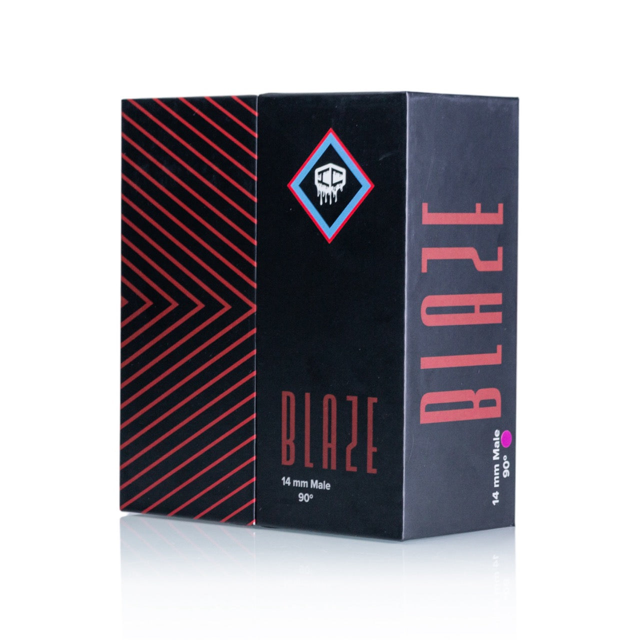 IC Quartz - Blaze | 14mm 90D Banger | Includes Carb Cap, Terp balls  | 5 colors