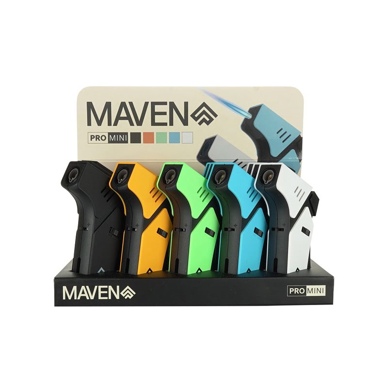 MAVEN - Maven PRO MINI | Torch Lighters | 15 Units / Display | Display