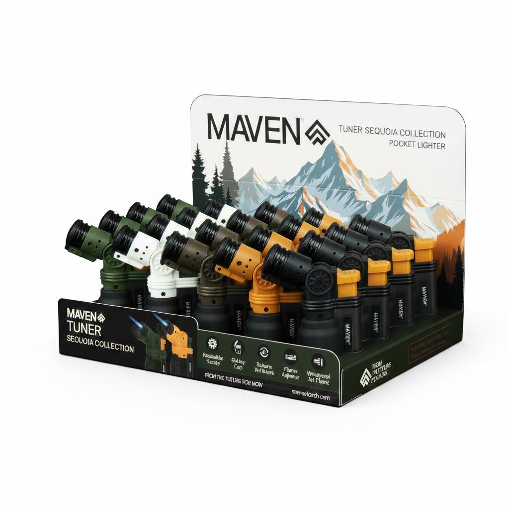 Maven Tuner Torch Sequoia lighter, pen-style butane torch, 20-unit display box Main image