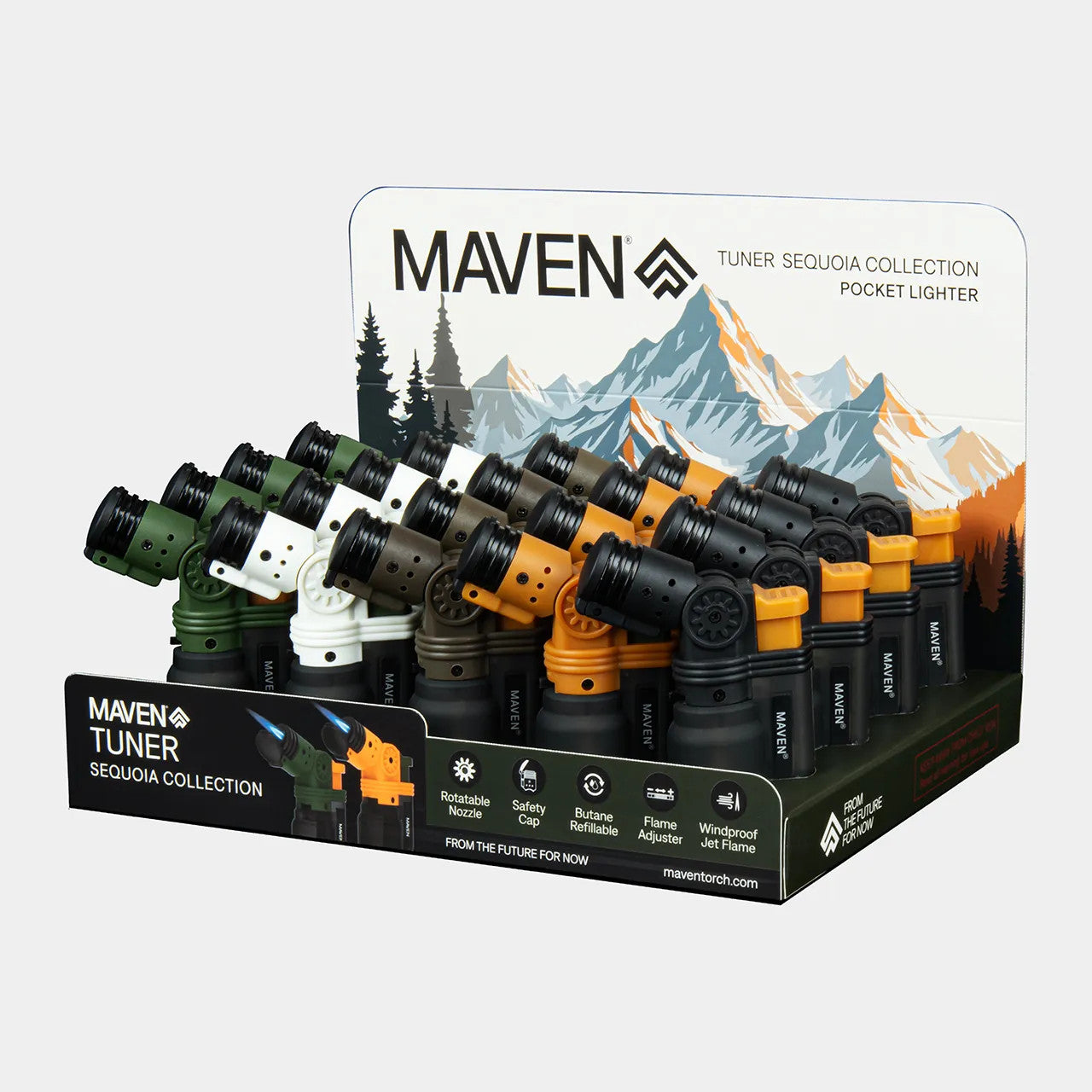 Maven Tuner Torch Sequoia lighter, pen-style butane torch, 20-unit display box Main image