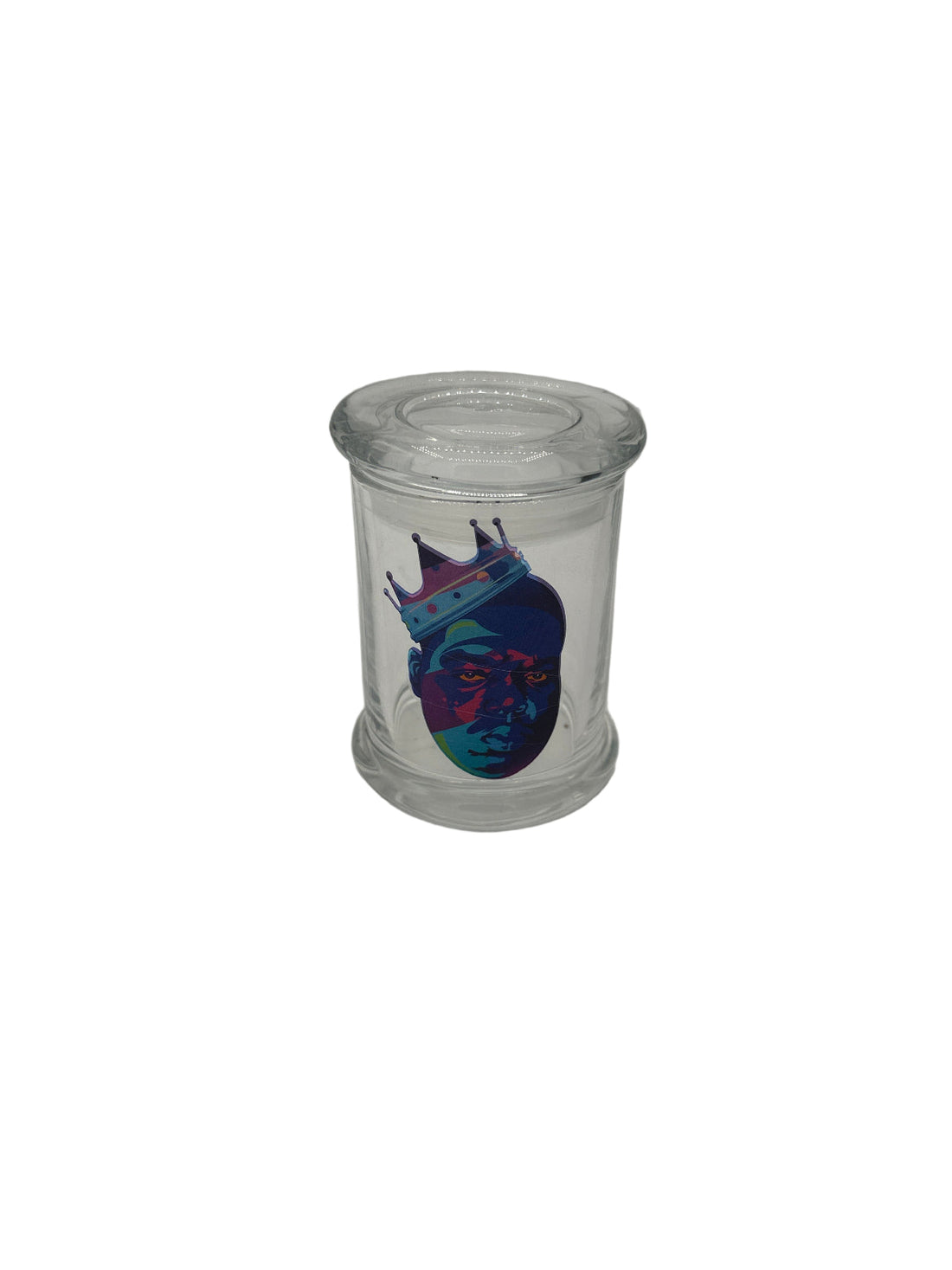 Custom printed airtight glass jars - 3-pack wholesale case