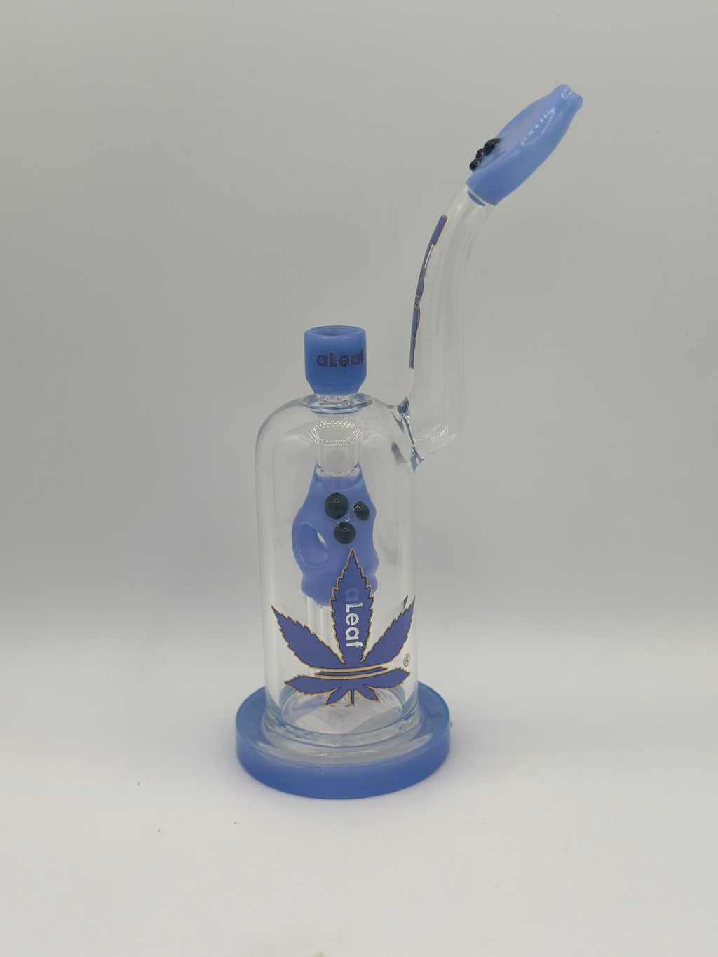 Modern Aleaf Waterpipe with Flat Mouthpiece – Bulk Glass Water Pipe for Retailers