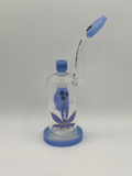 Modern Aleaf Waterpipe with Flat Mouthpiece – Bulk Glass Water Pipe for Retailers
