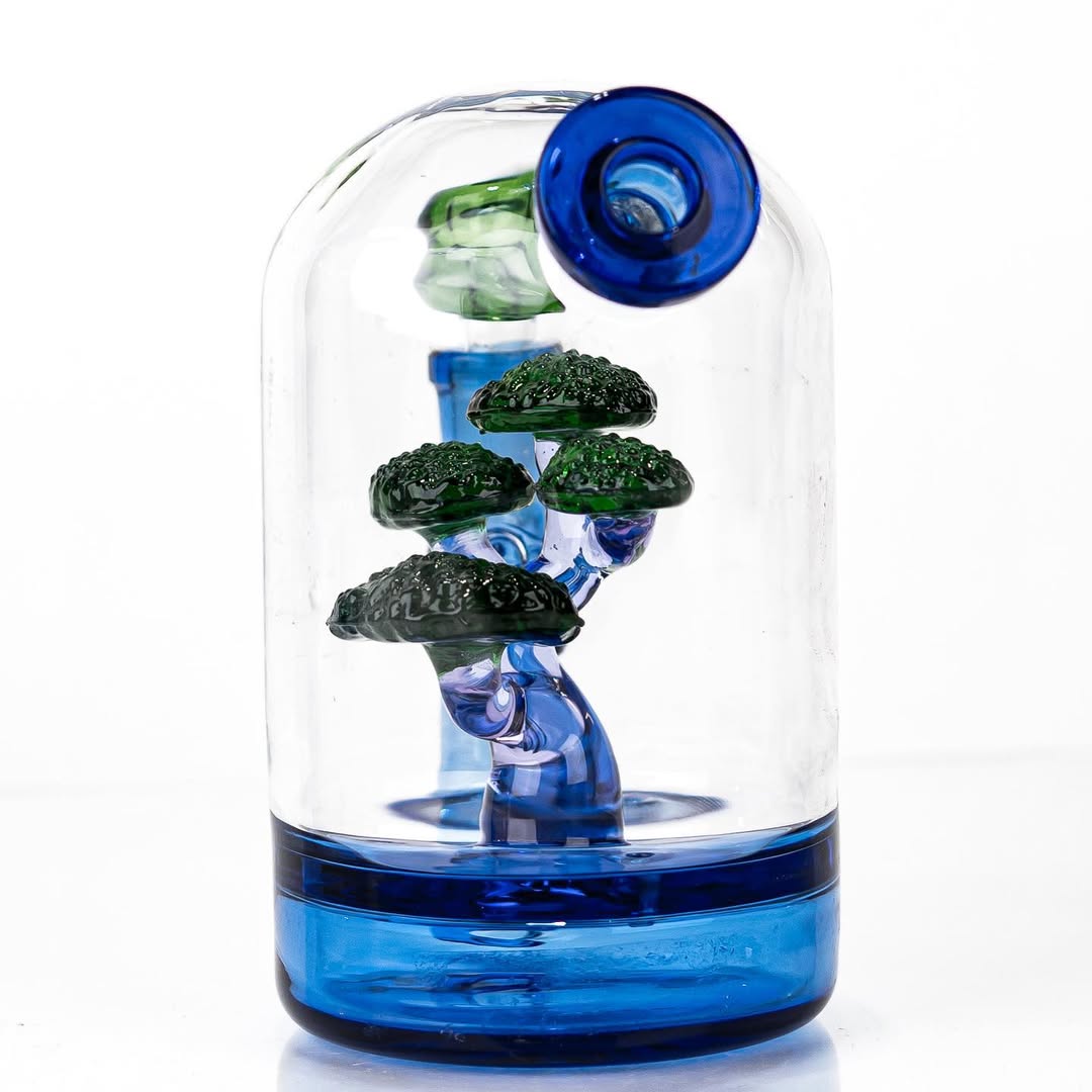 6-Inch Mushroom Tree Glass Water Pipe Main image