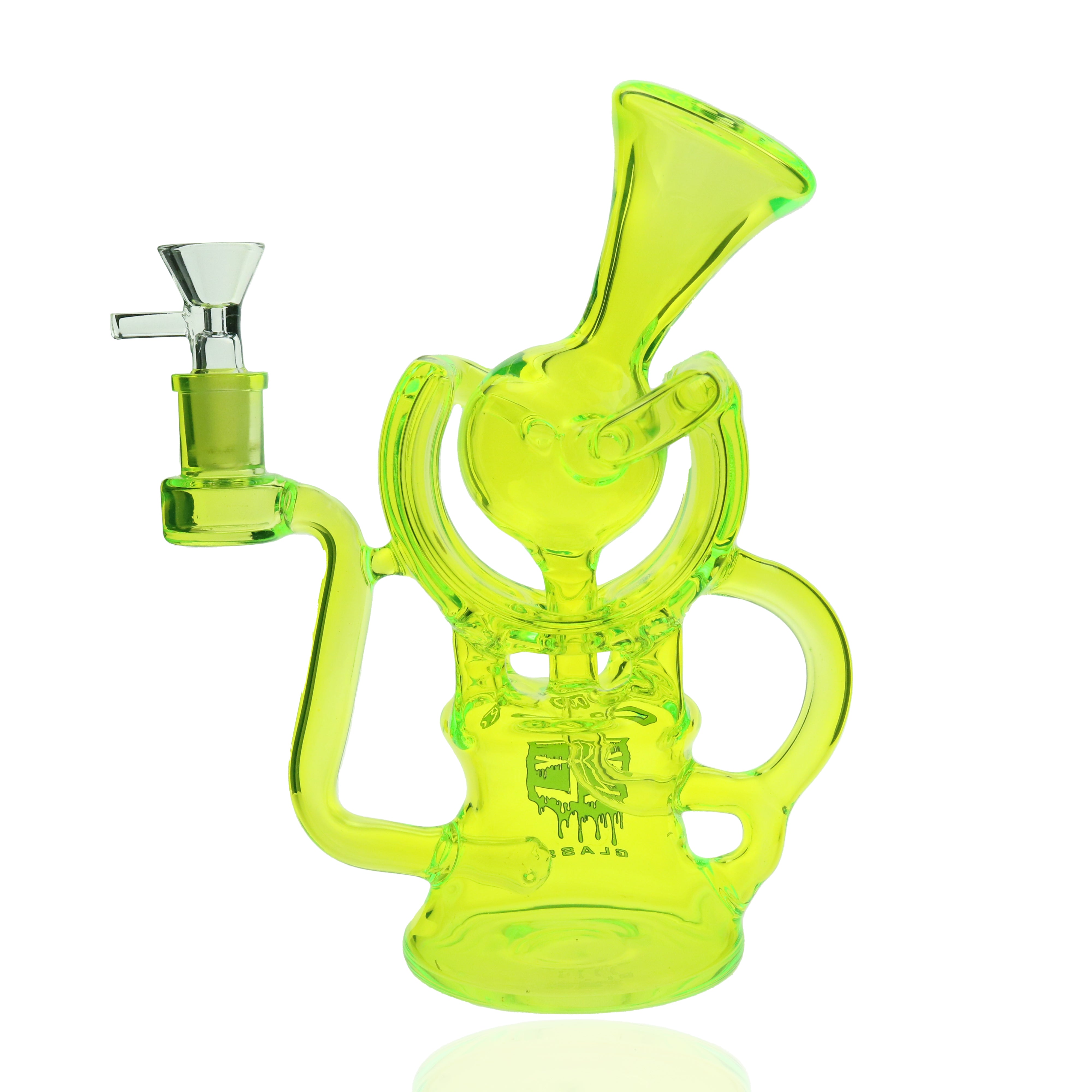 IC Glass Neon Color Multi-Tube Recycler – Wholesale Glass Dab Rig Main image