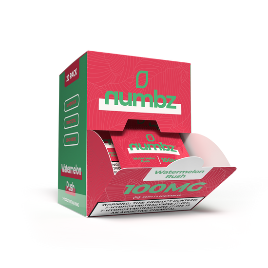 Numbz 100mg | 20 Pack (2 x 50mg Each)|7-Hydroxymitragynine | Box