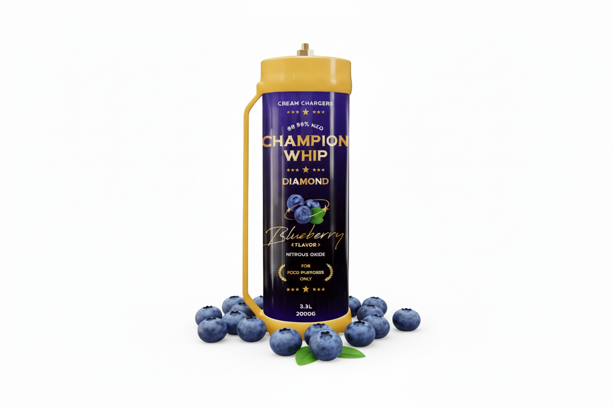 Champion Whip 2000G FOOD-GRADE CREAM CHARGER FOR FOOD PURPOSE ONLY | 2 TANKS/CASE Main image
