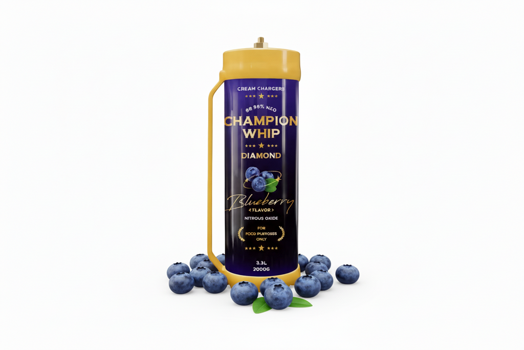 Champion Whip 2000G FOOD-GRADE CREAM CHARGER FOR FOOD PURPOSE ONLY | 2 TANKS/CASE