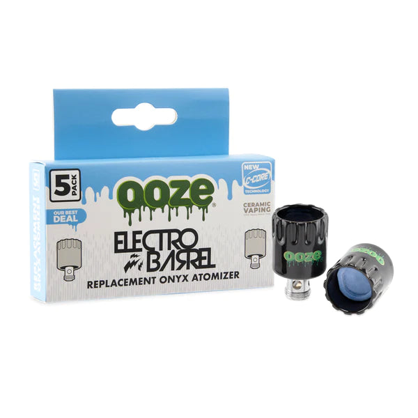 Ooze - Electro Barrel Onyx Atomizer | 5Pc/Pack