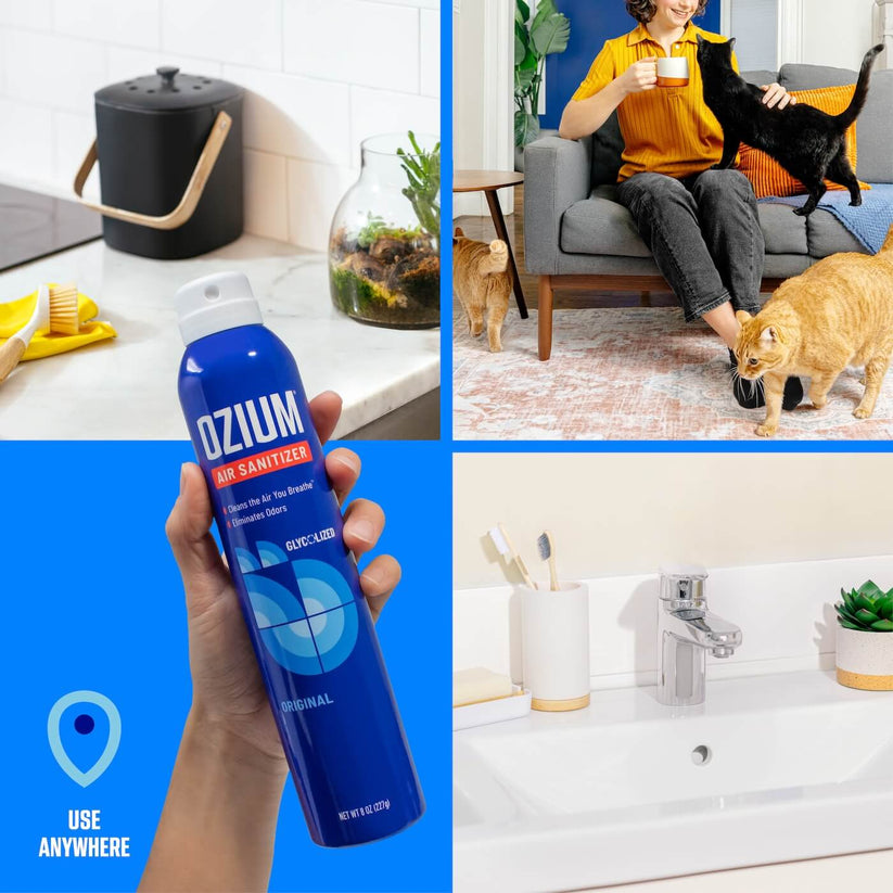 OZIUM Air Purifier Spray – Eliminate Bad Smells Instantly