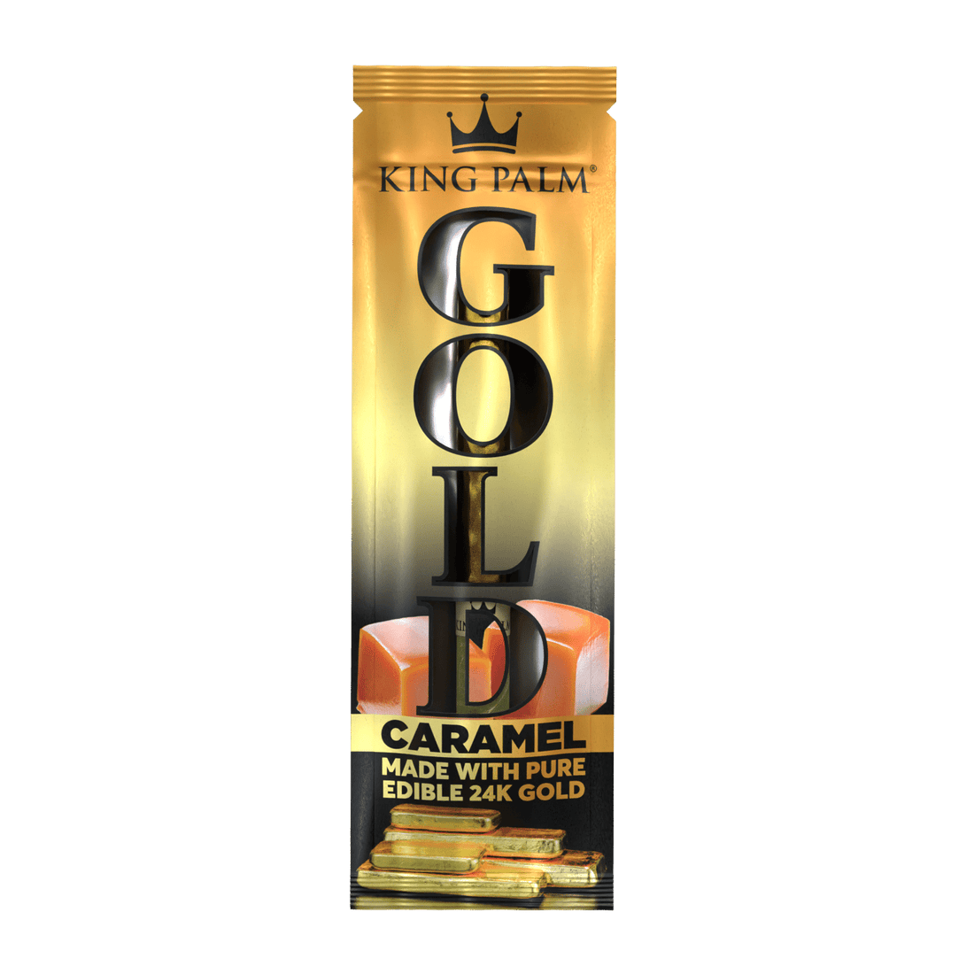 King Palm - GOLD | Caramel Gold |Made With Pure  EDIBLE 24K Gold | King Size | WR15GL