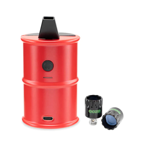 Ooze Electro Barrel electric dab rig with digital temperature display

