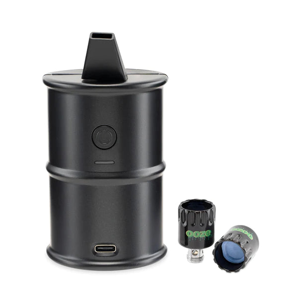 Ooze Electro Barrel rig with USB-C charging port visible