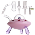 IC GLASS - Unidentified Flying Toke  Dab Rig | Assorted 3 Colors