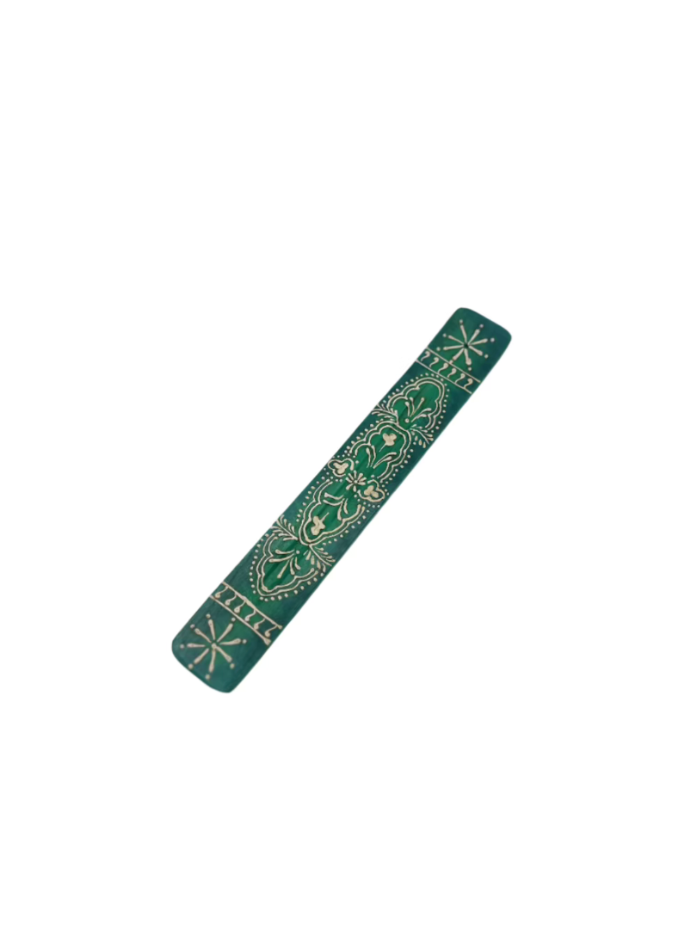 Hamsa incense ashcatcher – 11-inch wooden holder