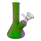 Silicone - Waterpipe With Glass Bowl | Single Unit