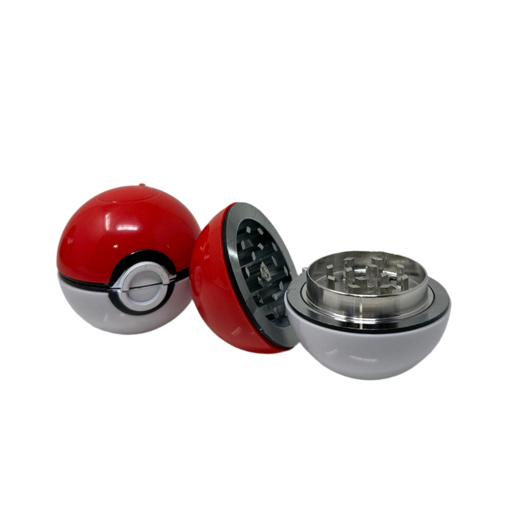 Poke Ball Metal Grinder with 3parts