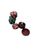 Poker Zinc Grinder assorted color