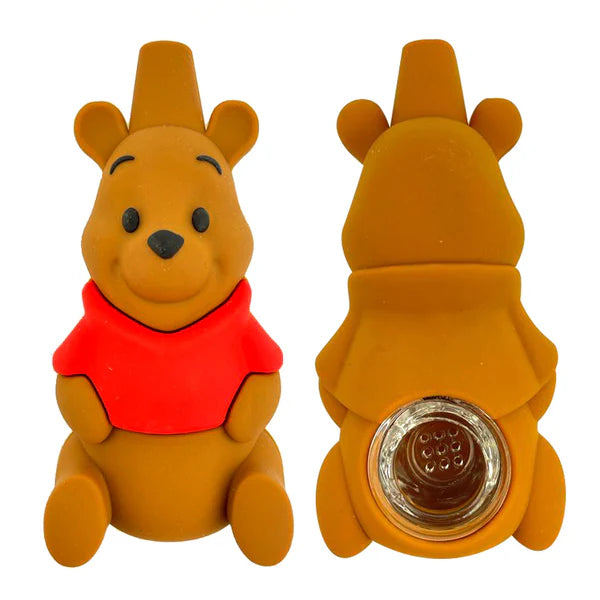 Pooh Bear Silicone HandPipe